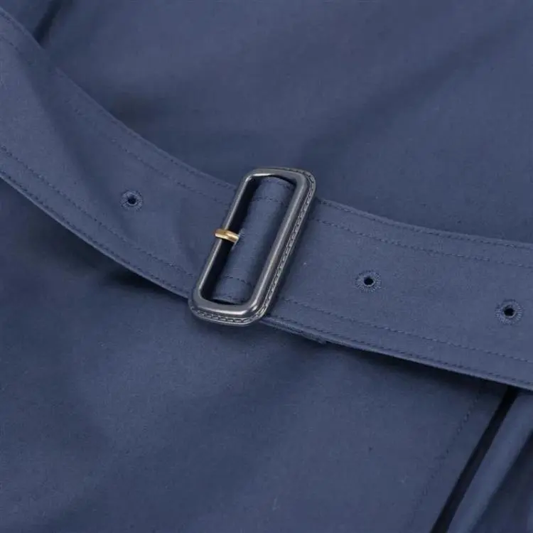 Burberry Trench Coat Women's Blue-3