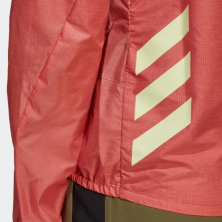 Adidas Terre Jackets Coats Women's Bright Pink Fluorescent-5