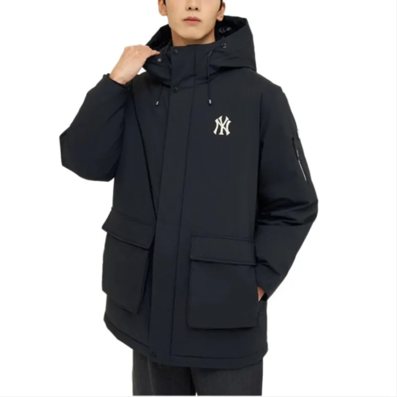 MLB New York Yankees Warm Windbreaker Jacket Unisex Black-1