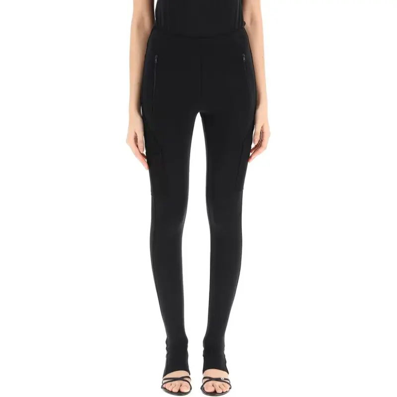 WARDROBE.NYC Multi pocket Slip on Leggings-2