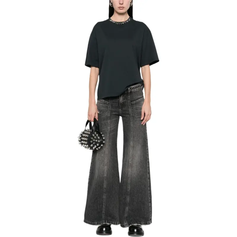 Golden Goose Embellished Neck T Shirt-1