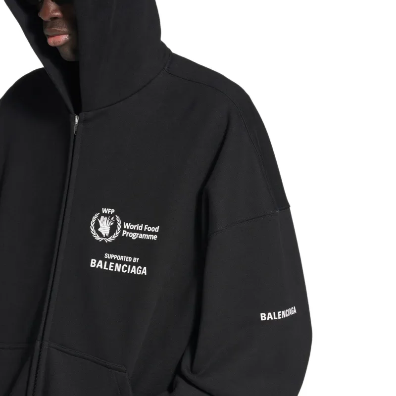 Balenciaga Sweatshirt Loose Fit Unisex Black-7