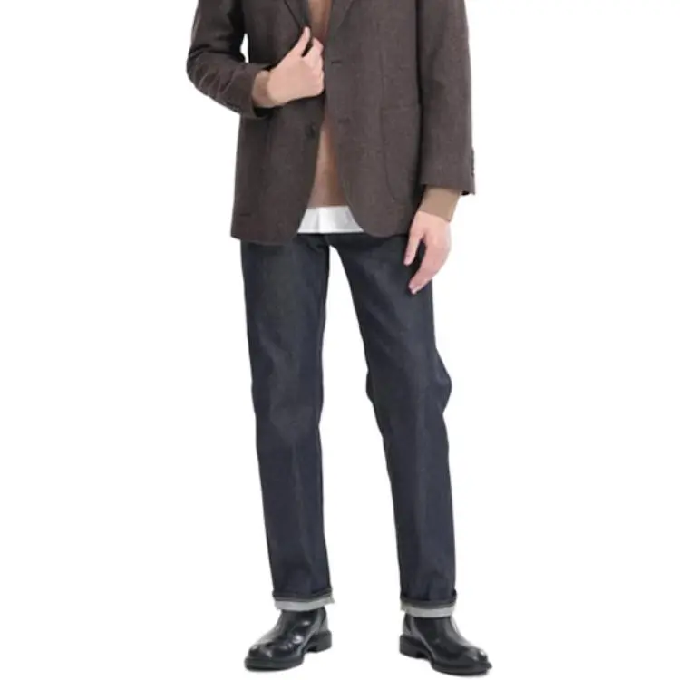 UNIQLO Jeans Men Navy Blue-4