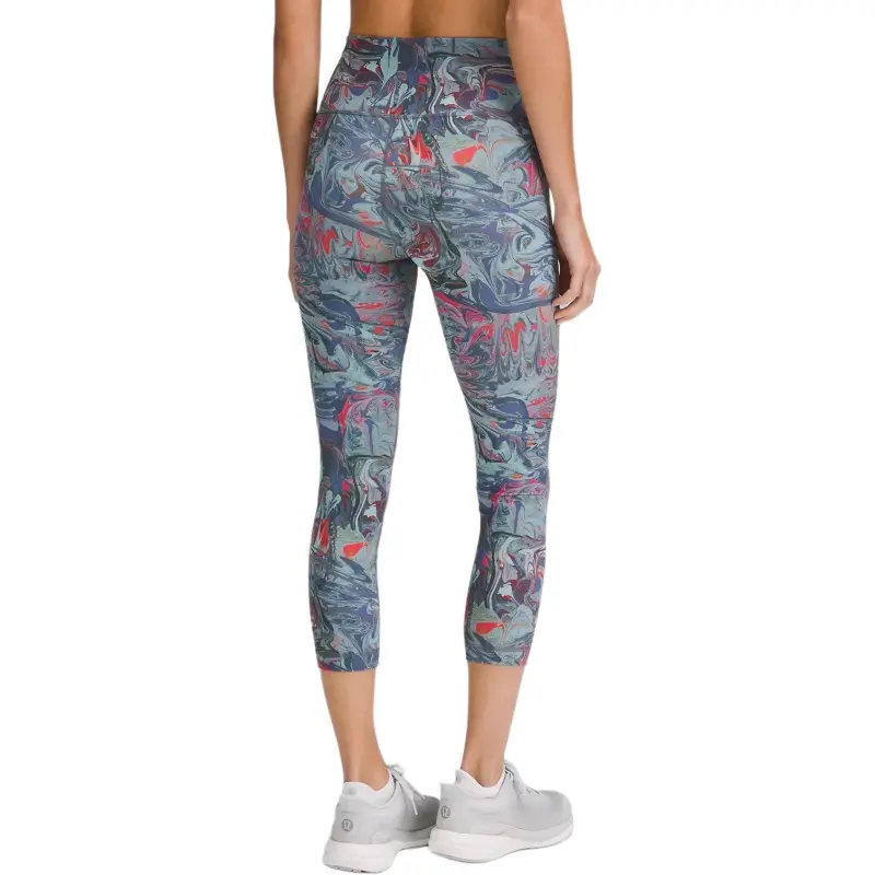 Lululemon Wunder Train Sports Pants Women's Pink Multicolor-3
