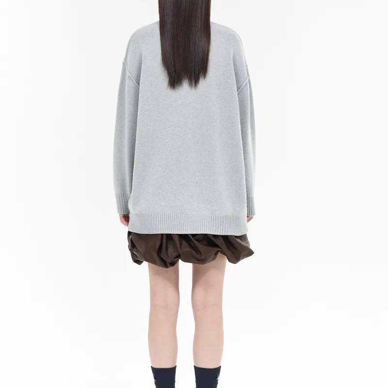 WE11DONE Sweaters Women's Light Gray-4