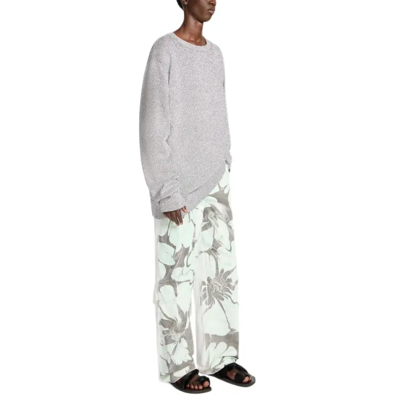 DRIES VAN NOTEN Metallic threaded Sweater-3