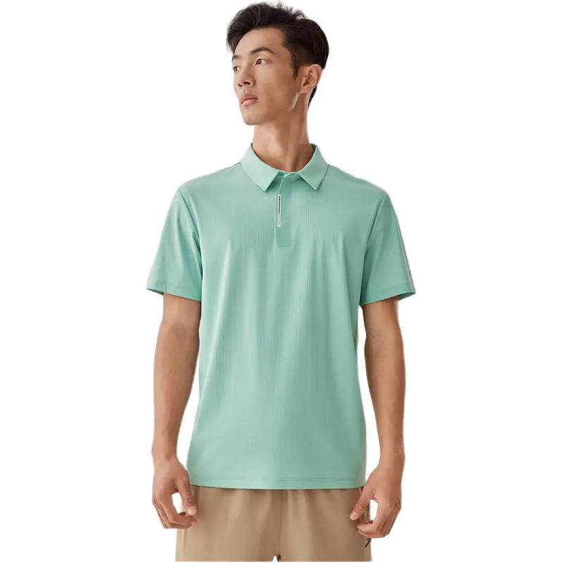 Skechers Polo Shirt Men's Aqua Green 02D9-1