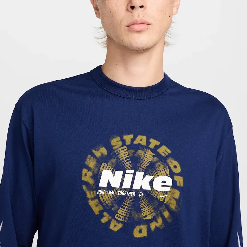 Nike Clothing T Shirts Men Blue-4
