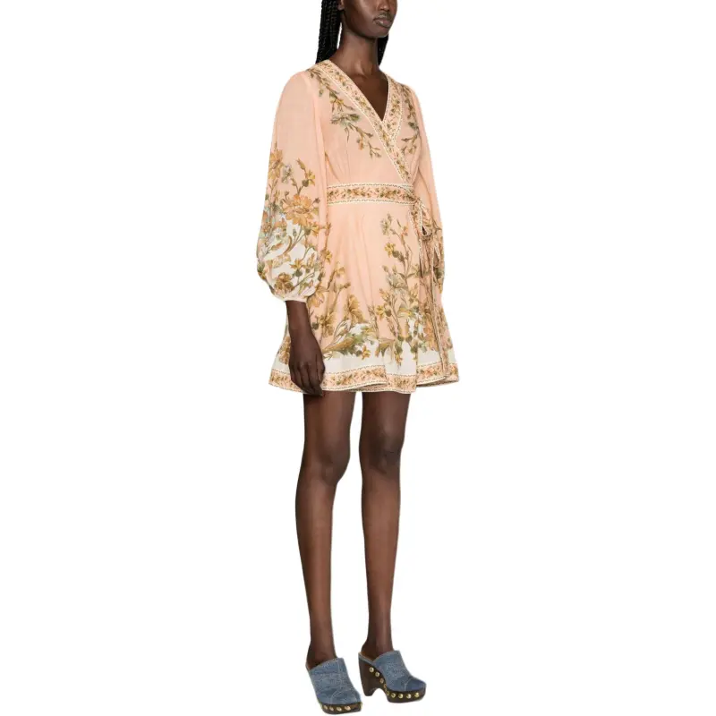 Zimmermann Chintz Wrapped Mini Dress-3