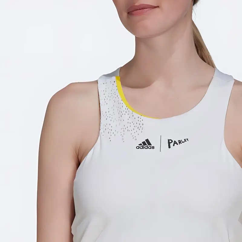 Adidas Sleeveless Dress Women's White-5