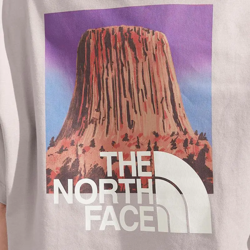 THE NORTH FACE Drop Shoulder Sleeve T Shirt Women's 1OA/Moon Shadow Gray-2