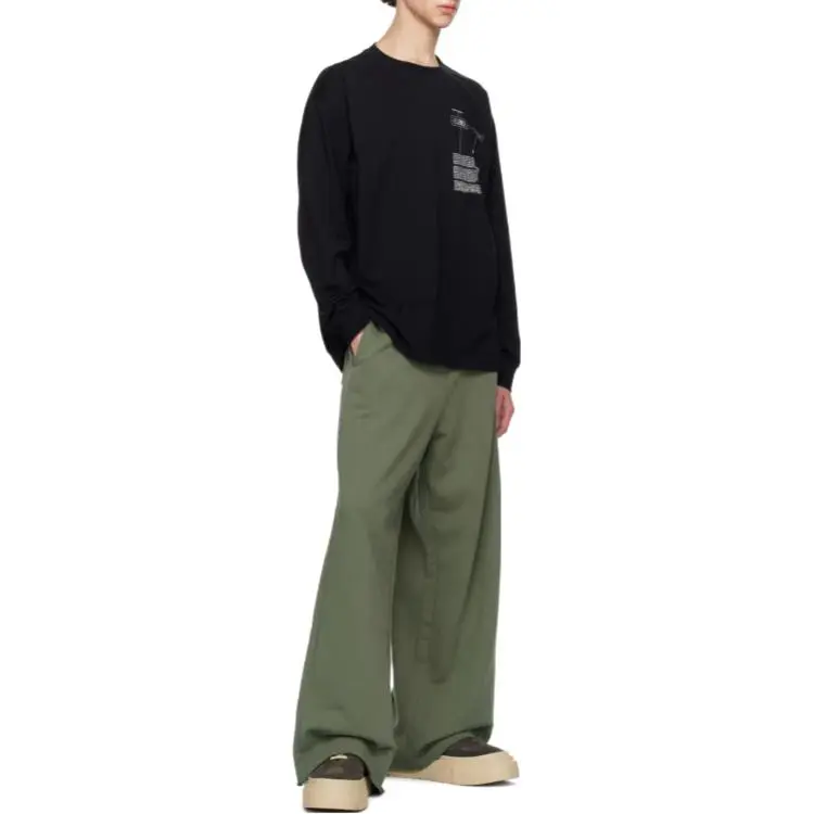 MM6 Maison Margiela Casual Pants Men's Green-2