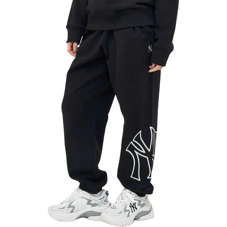 MLB New York Yankees Casual Pants Unisex Black-5