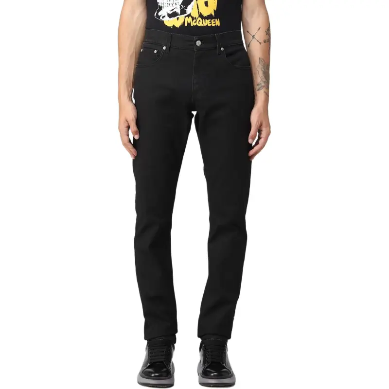 Alexander McQueen SS23 Jeans Men's Black-1