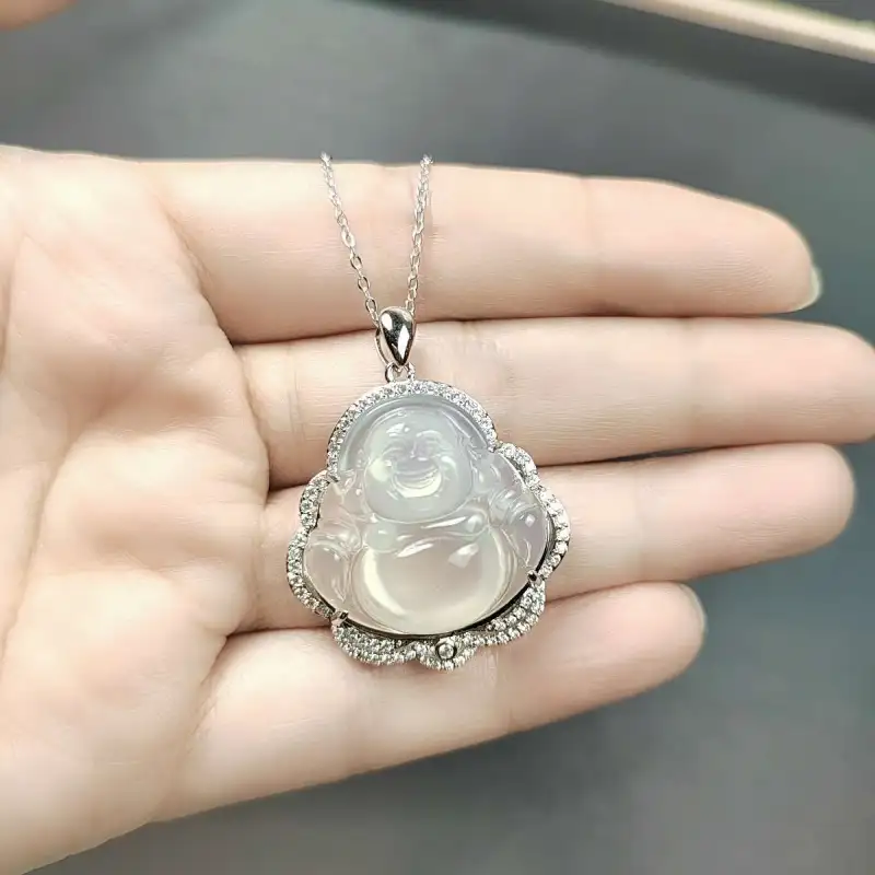Gifts Chalcedony Necklaces Unisex-8