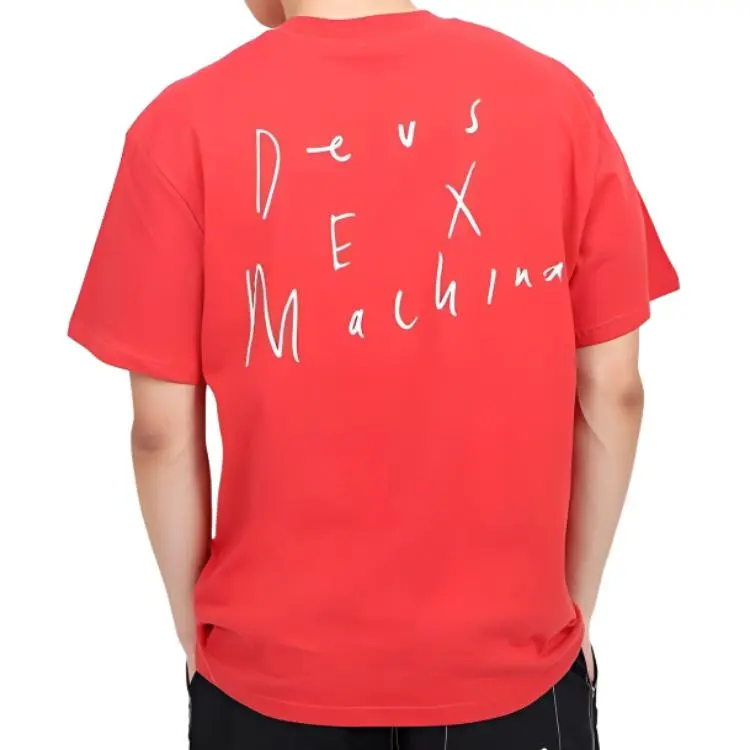 Deus Ex Machina T Shirt Men's Cranberry Color-1