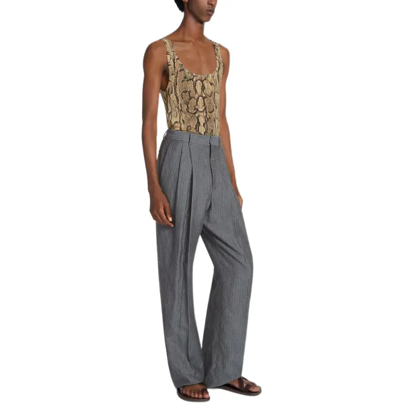 DRIES VAN NOTEN Python print Tank Top-3