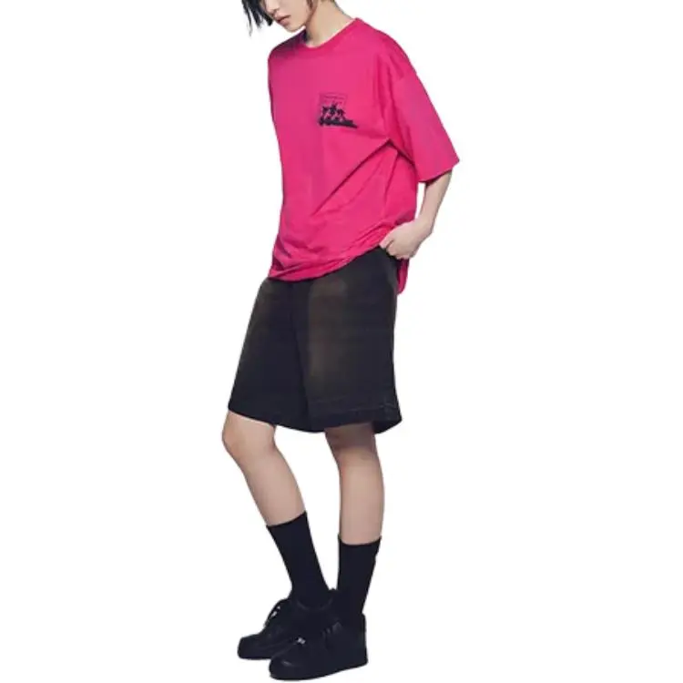 Acme De La Vie/ADLV x FEITIANXIAONVJING LIANMINGKUAN T Shirt Unisex Pink-4