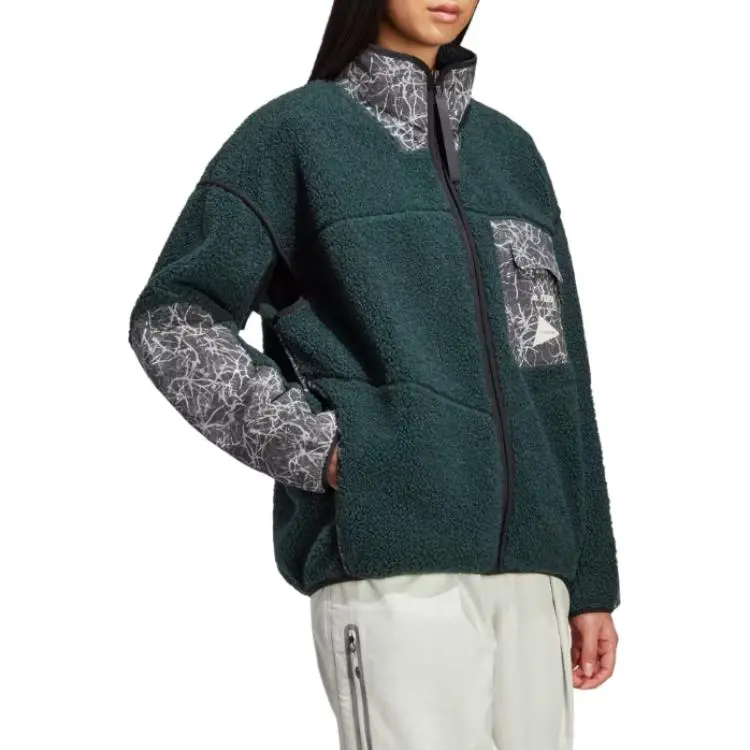 And Wander X Adidas Velvet Jackets Women's Green-3