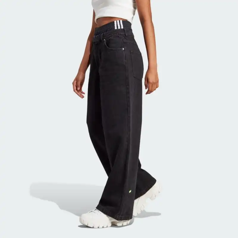 Adidas x KSENIASCHNAIDER Jeans Women's Black-4