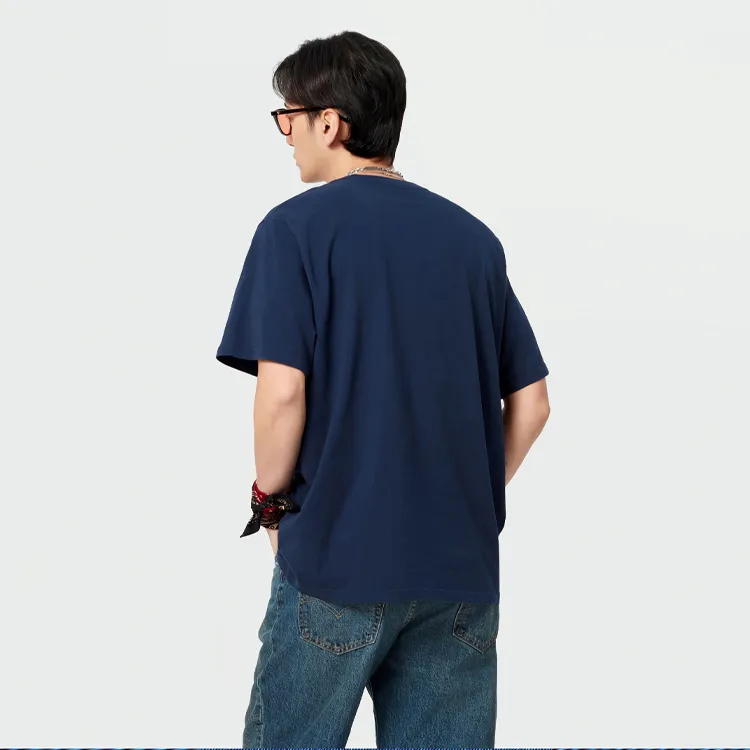 Levis T Shirts Men Blue-3