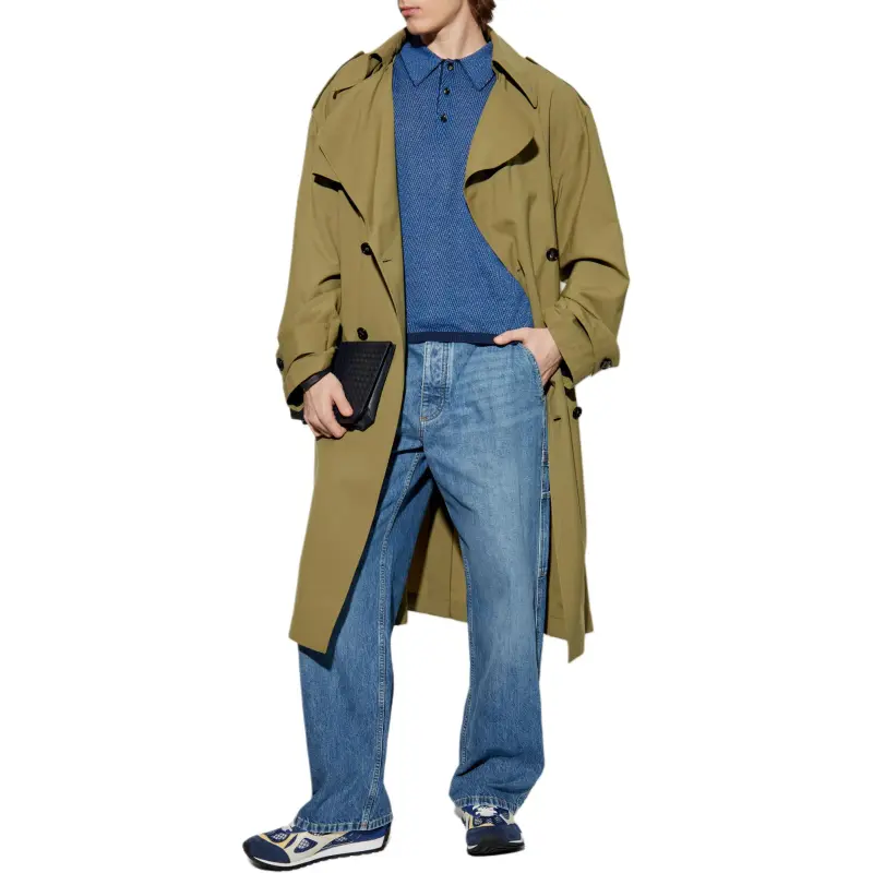 Bottega Veneta Belted Waist Trench Coat-1
