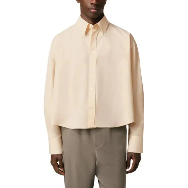 AMIPARIS Paris Ami De Coeur Cropped Shirt-1