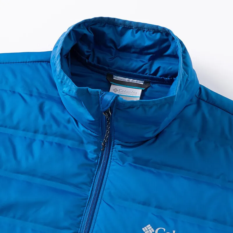 Columbia Down Jackets Men Royal Blue-4