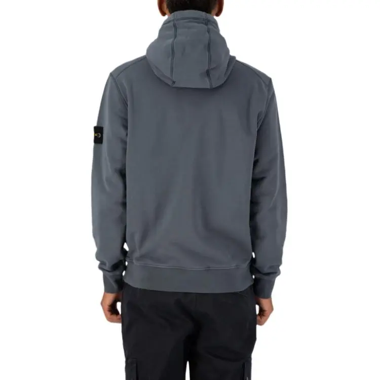 STONE ISLAND Logo appliqué Cotton Hoodie-4
