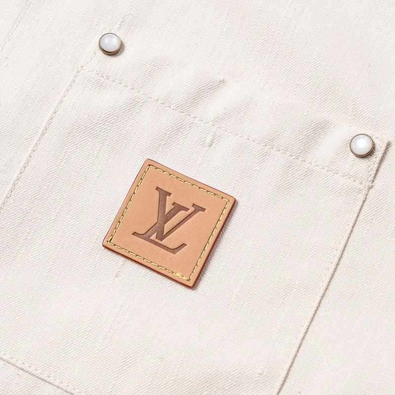LOUIS VUITTON Silk Blend Short Sleeved Shirt-4