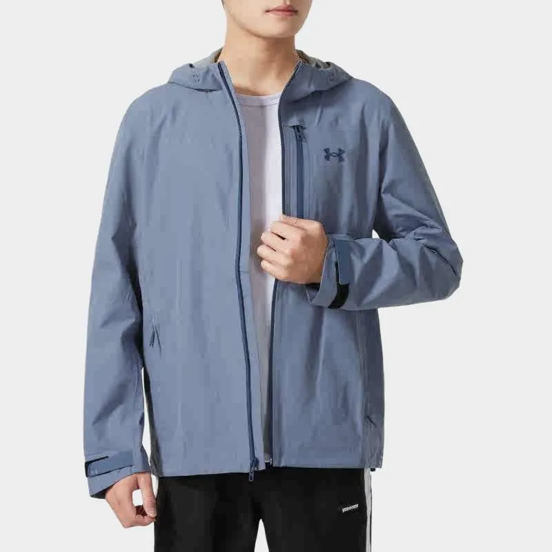 Under Armour Jackets Coats Men's Light Blue-3
