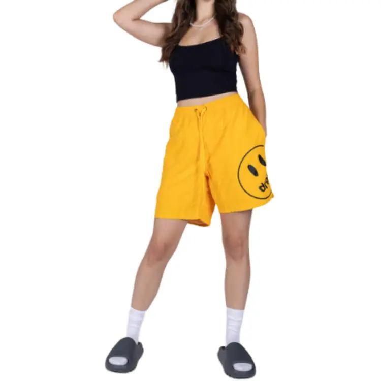 Drew House Smiley Collection Casual Shorts Unisex Gold-3