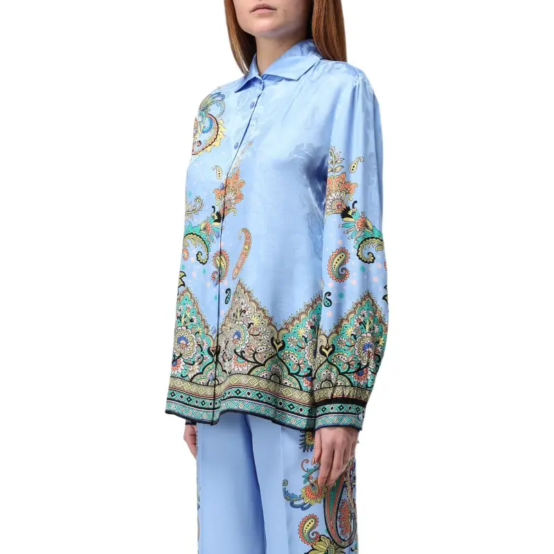 ETRO Paisley Printed Long Sleeved Shirt-3