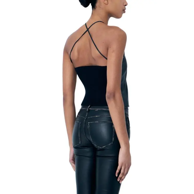DIESEL L Luvia Leather Top-1