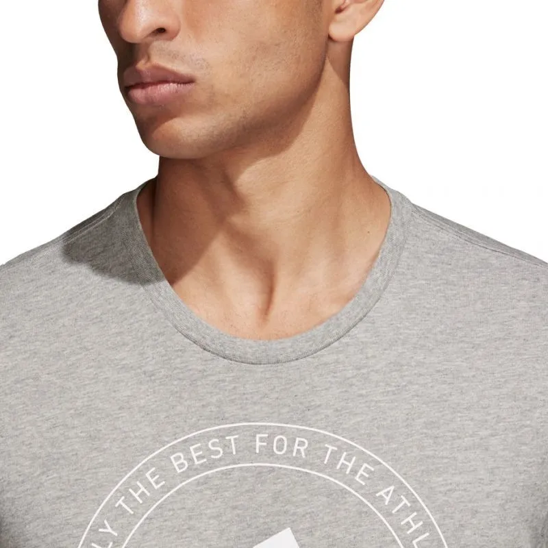Adidas T Shirts Men Gray-4