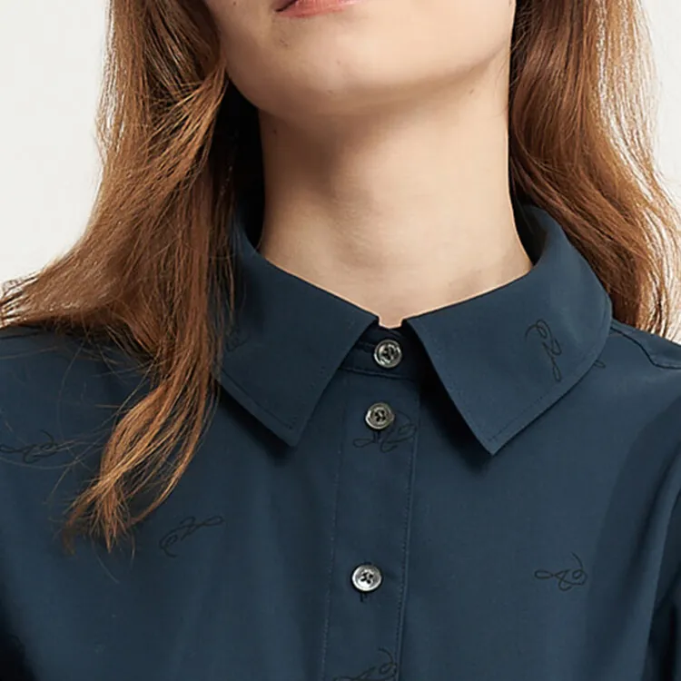 AIGLE Shirt Women's Imperial Dark Blue-1