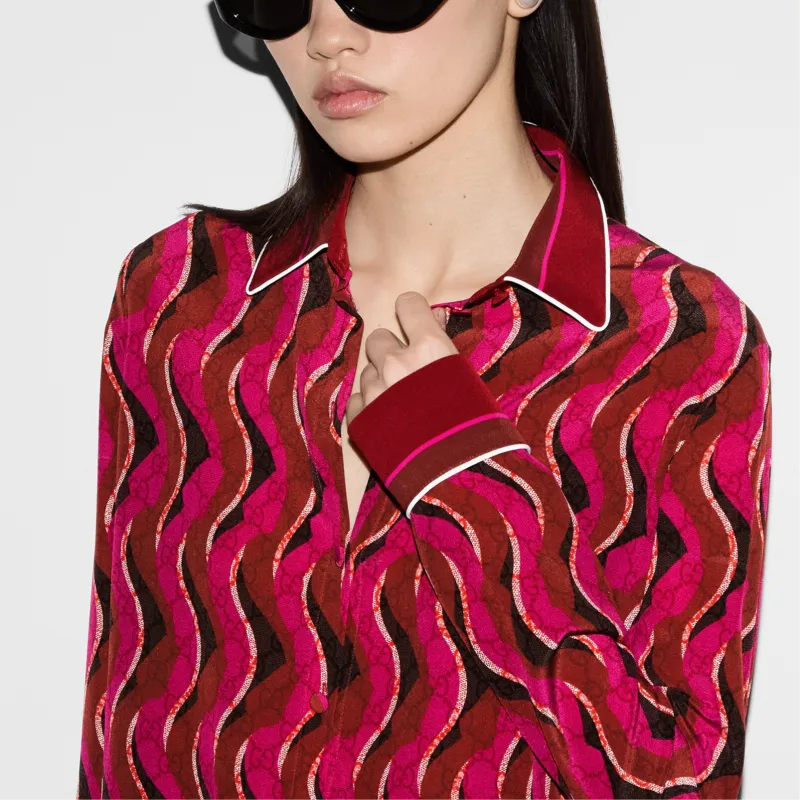GUCCI Shirts Women's Red-5