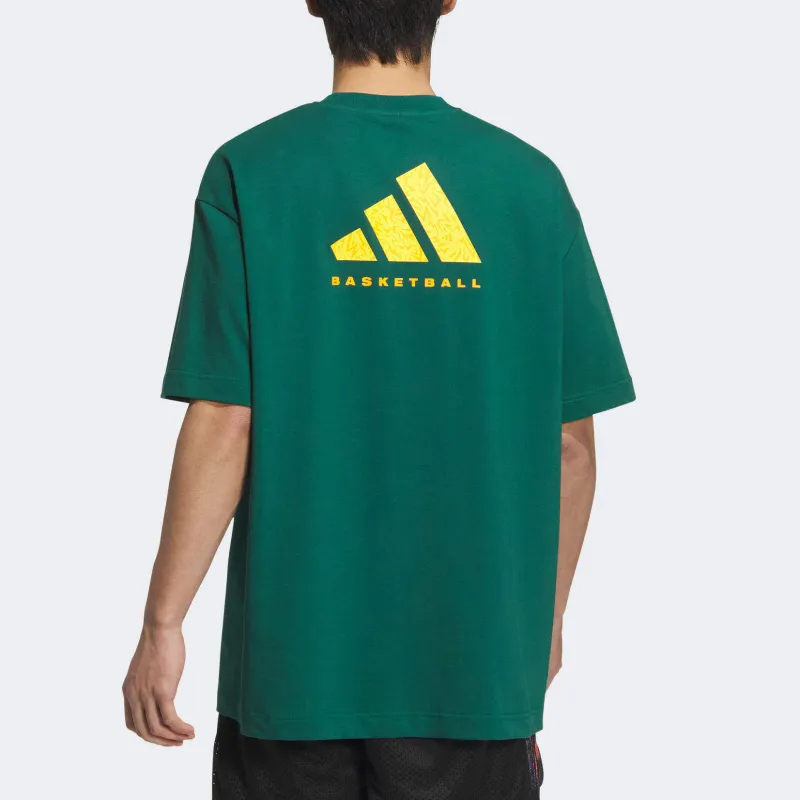Adidas T Shirt Men's Forest Green-3