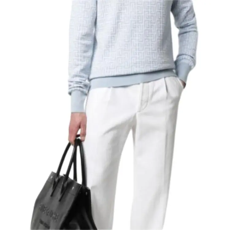 BALMAIN Sweaters Men Light Blue-4