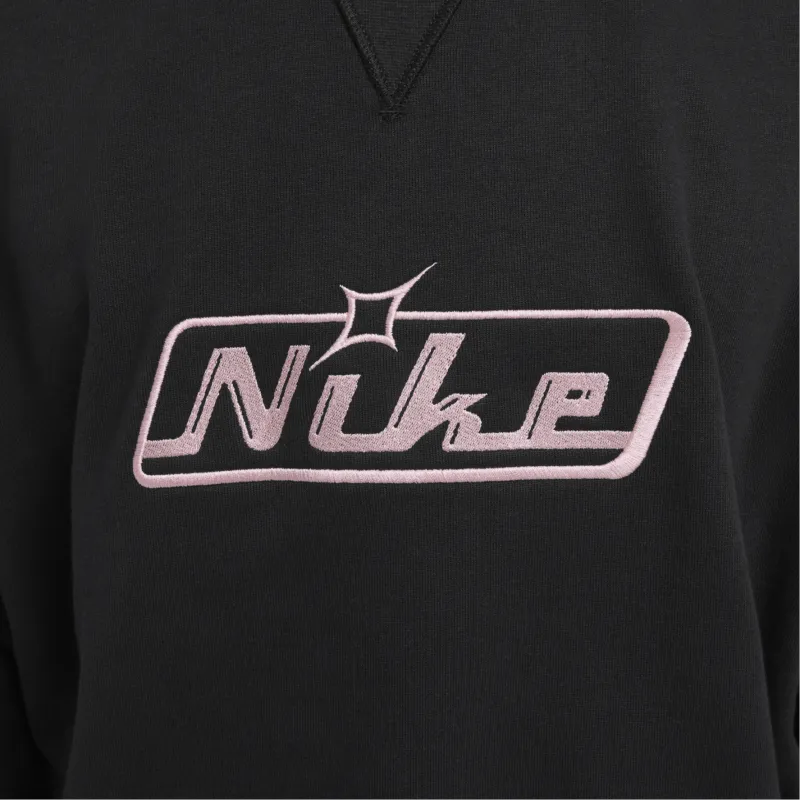 Nike Club Sweatshirt Unisex Black/Enamel Pink-5