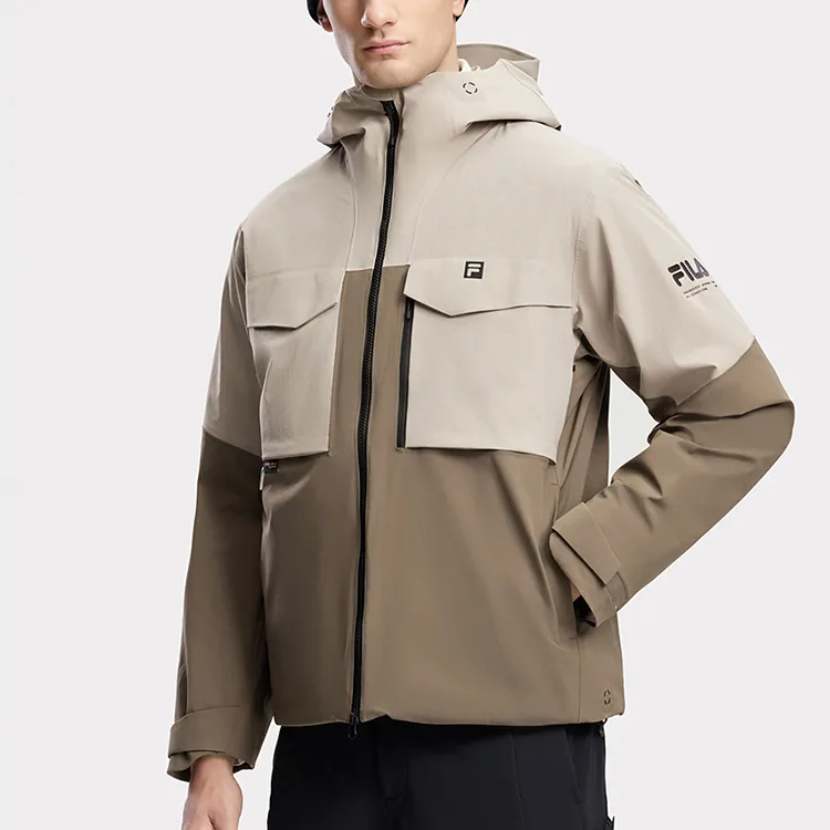 FILA Down Jacket Men's Moon Meteor Gray-2