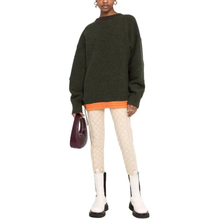 FENDI Leggings Women's Khaki-1