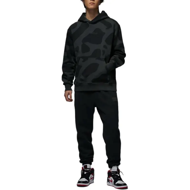 Jordan Jordan WordmarkAir Sweatshirt Men's Black-3