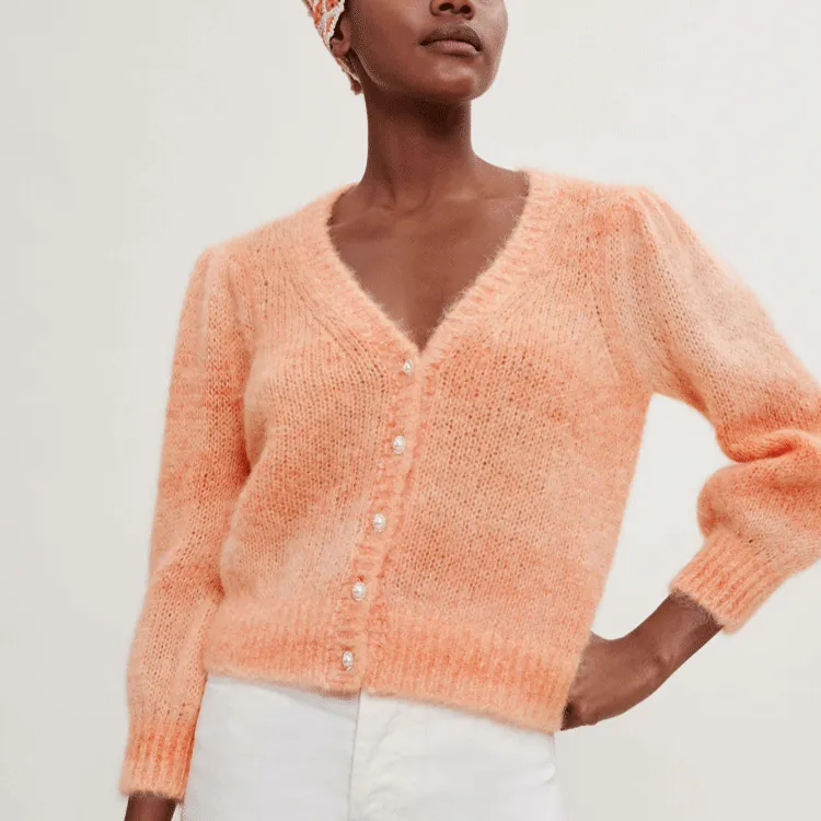 Maje SS22 Sweater Women's Orange-1