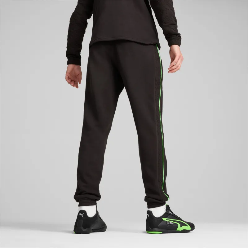 PUMA Mercedes AMG Petronas F1 SS24 Knitted Sports Pants Men's Black-3