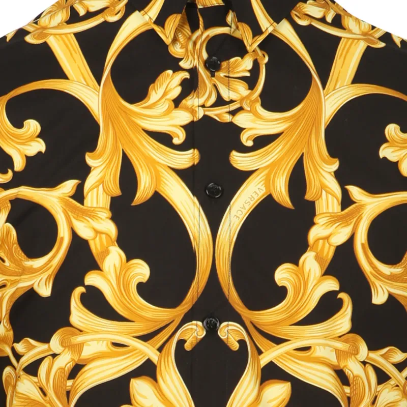 VERSACE Shirts Men Gold-2