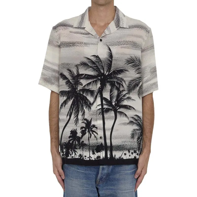 CELINE Graphic Printed Hawaiian Shirt-2