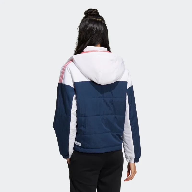 Adidas Neo Puffer Jackets Women's Navy Blue-3