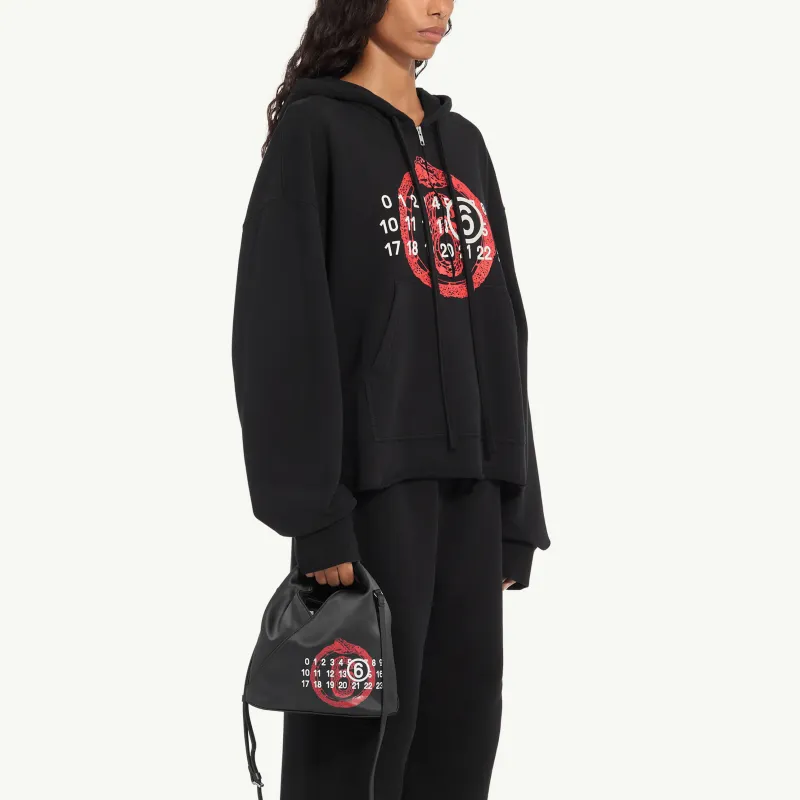MM6 Maison Margiela Numbers motif Hoodie-3