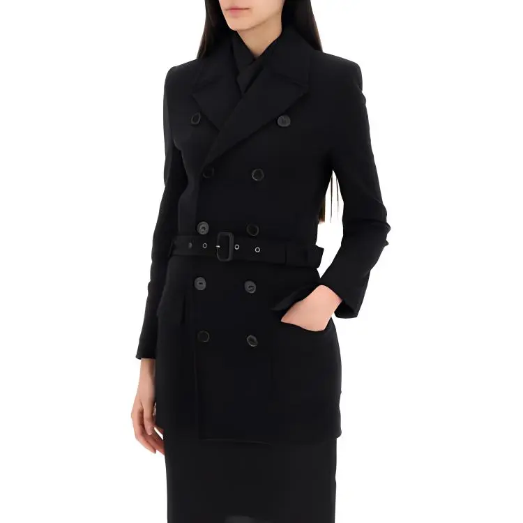 SAINT LAURENT Saharienne Notched lapels Blazer-2